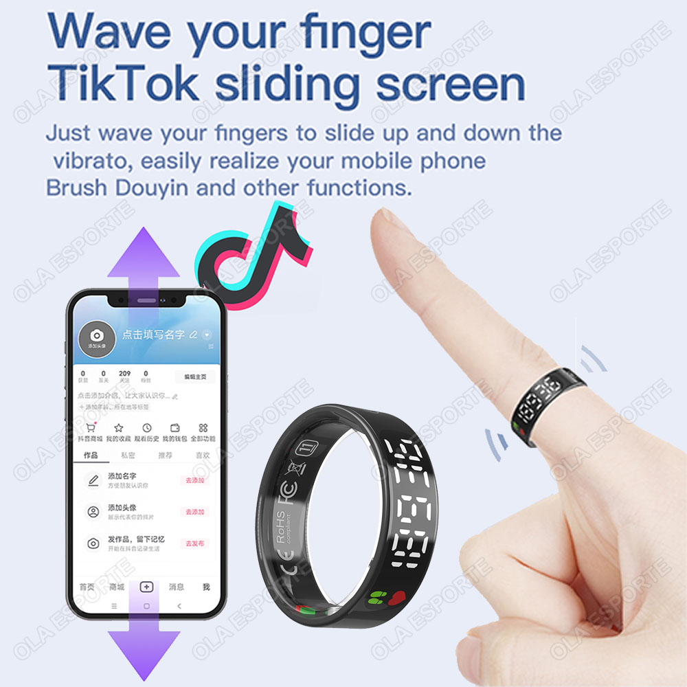 SR08 Smart Ring with Charging  - Women'S Health & Wellness Center recensie en prijs