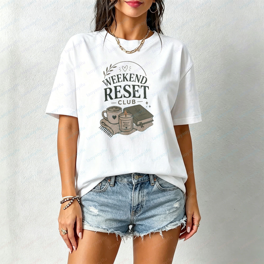 Weekend Reset Club T-Shirt Sel - Health Wellness Club recensie en prijs