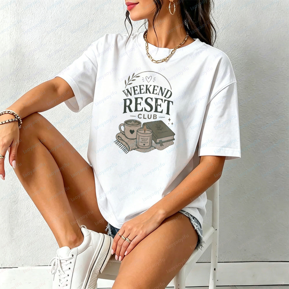 Weekend Reset Club T-Shirt Sel - Health Wellness Club recensie en prijs