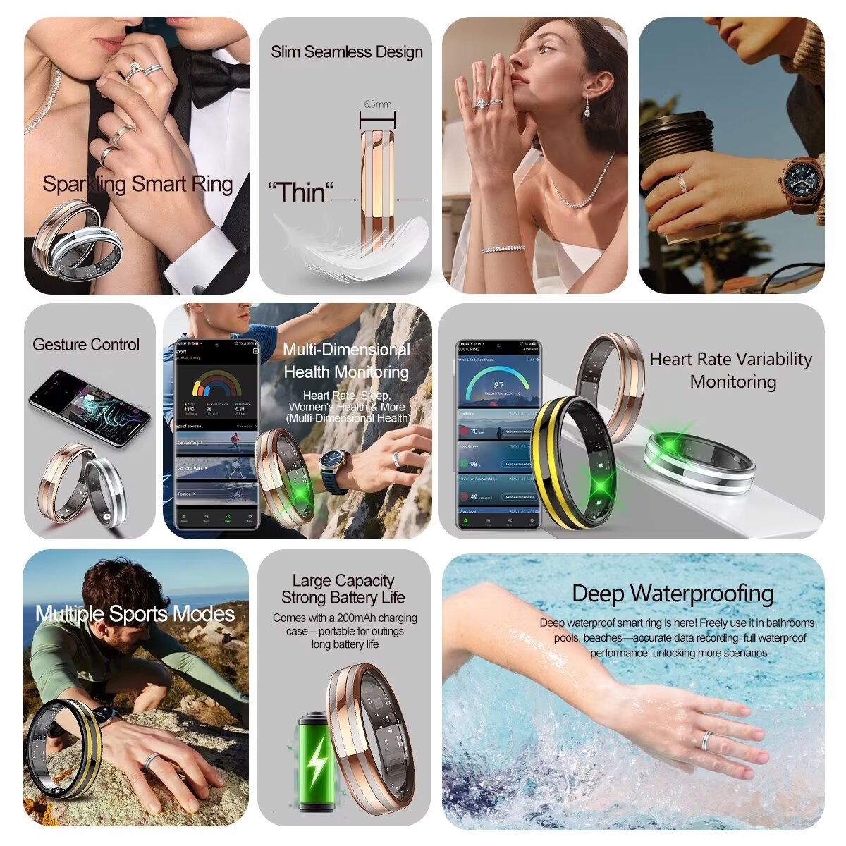 2026 Smart Ring For Men Women  - Women'S Health & Wellness Center recensie en prijs