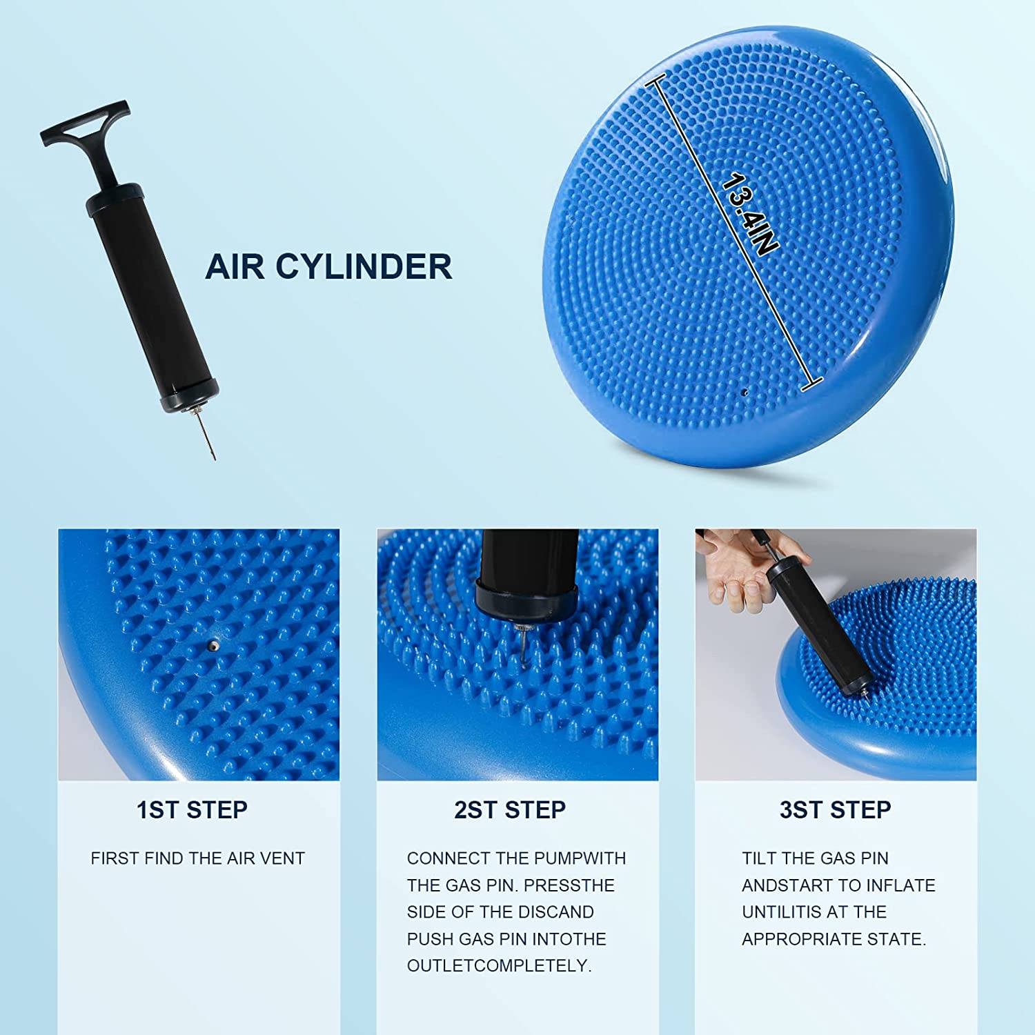 Inflated Air Stability Wobble  - Balance Cushion Disc recensie en prijs
