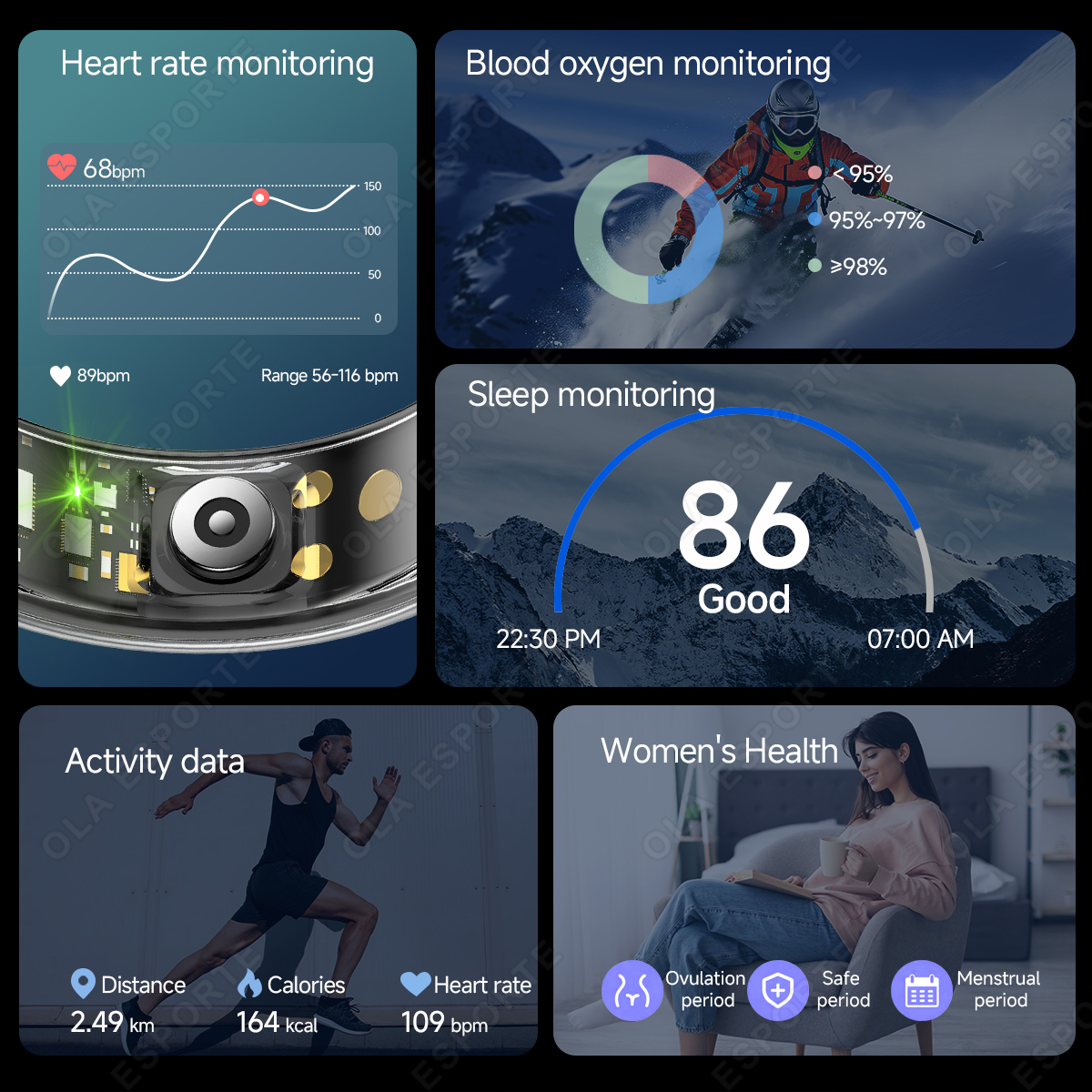 R10 Smart Ring with Charging C - Women'S Health & Wellness Center recensie en prijs