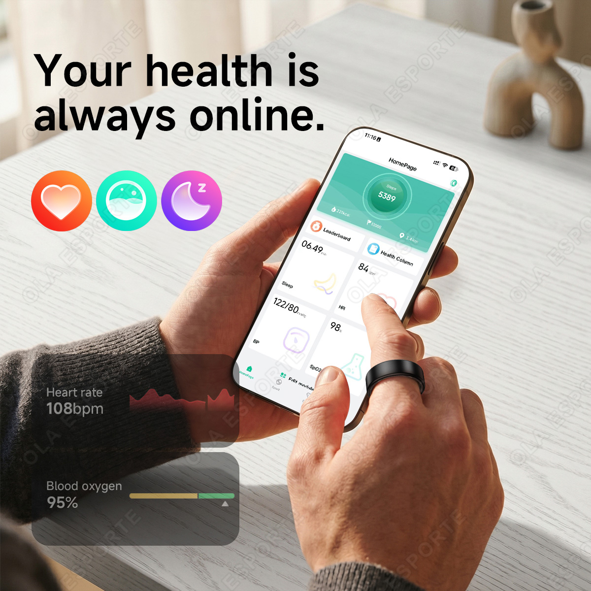 R10 Smart Ring with Charging C - Women'S Health & Wellness Center recensie en prijs