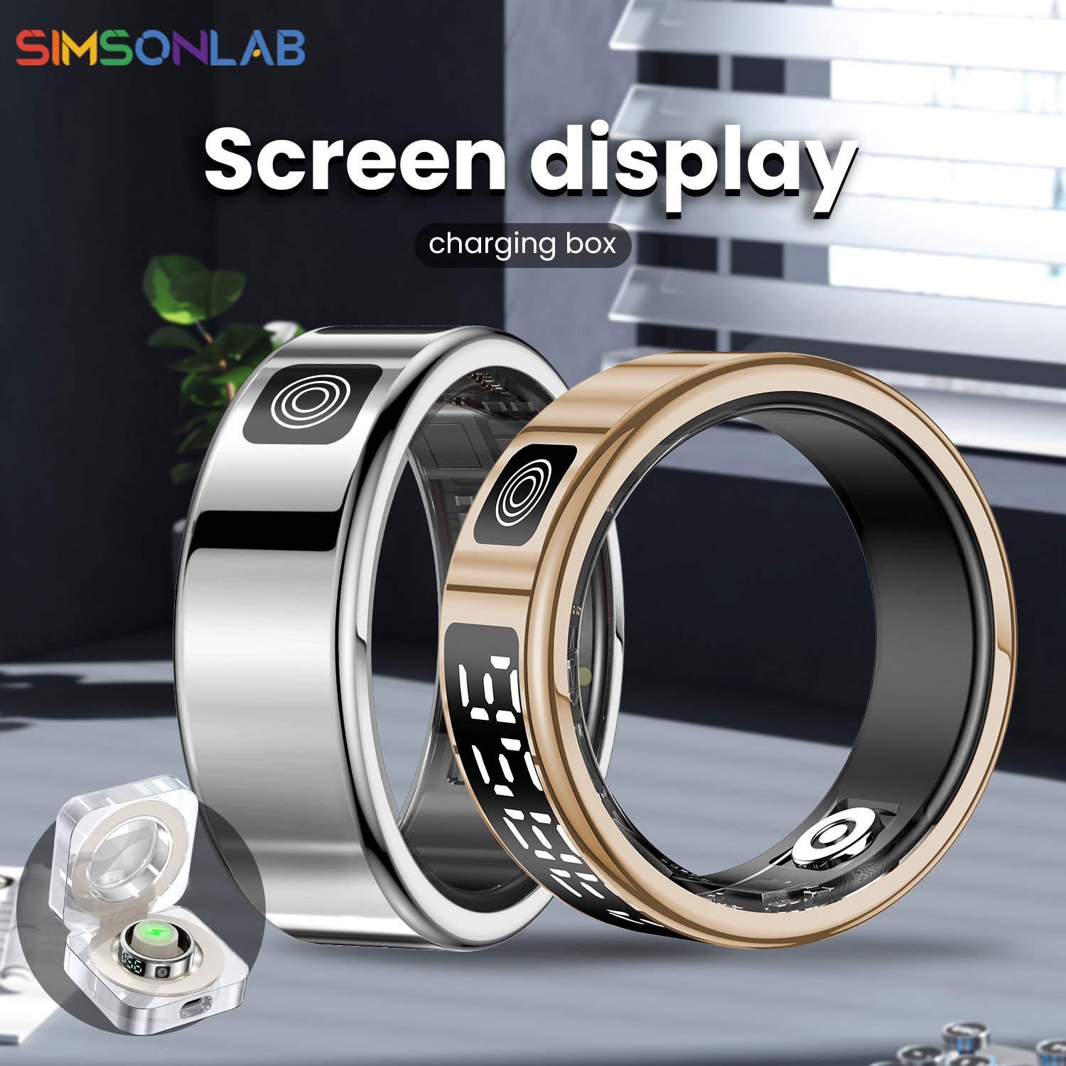 New Smart Ring SR08 LED Displa - Women'S Health & Wellness Center recensie en prijs
