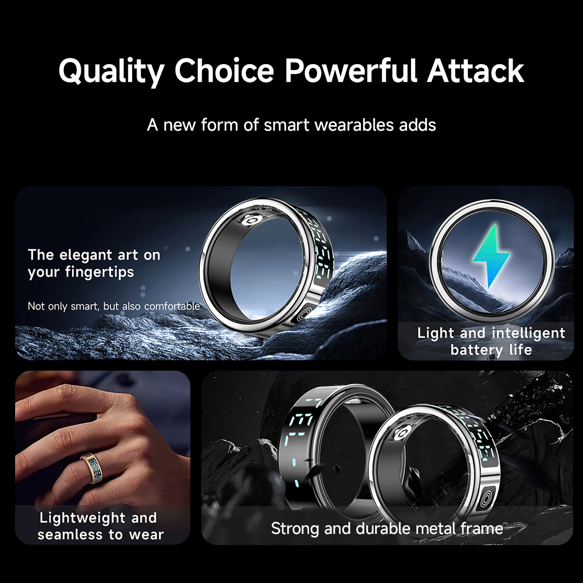 New Smart Ring SR08 LED Displa - Women'S Health & Wellness Center recensie en prijs