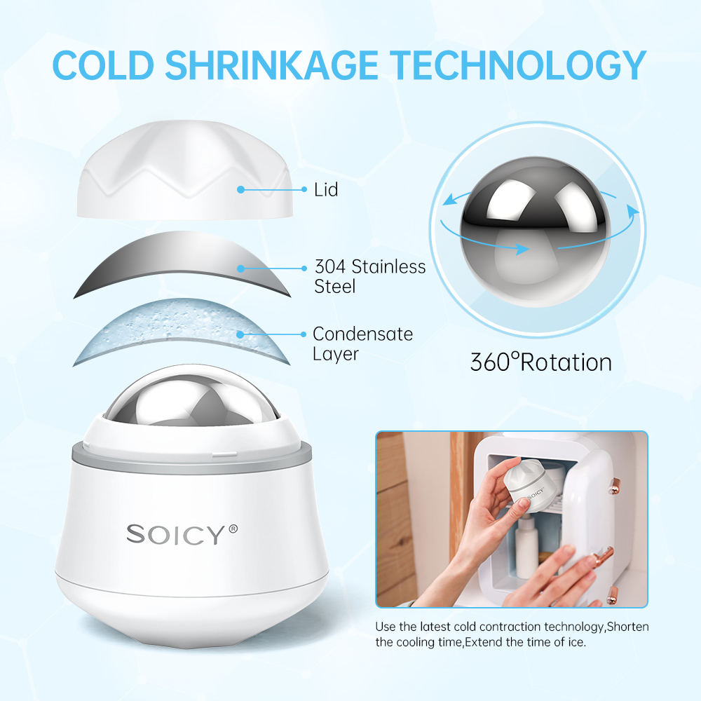 Rotation Stainless Steel Ice R - Ice Roller Face Cold recensie en prijs