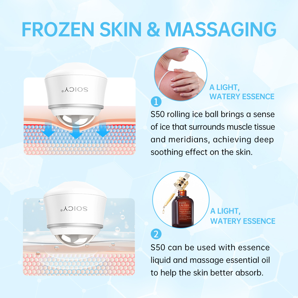 Rotation Stainless Steel Ice R - Ice Roller Face Cold recensie en prijs