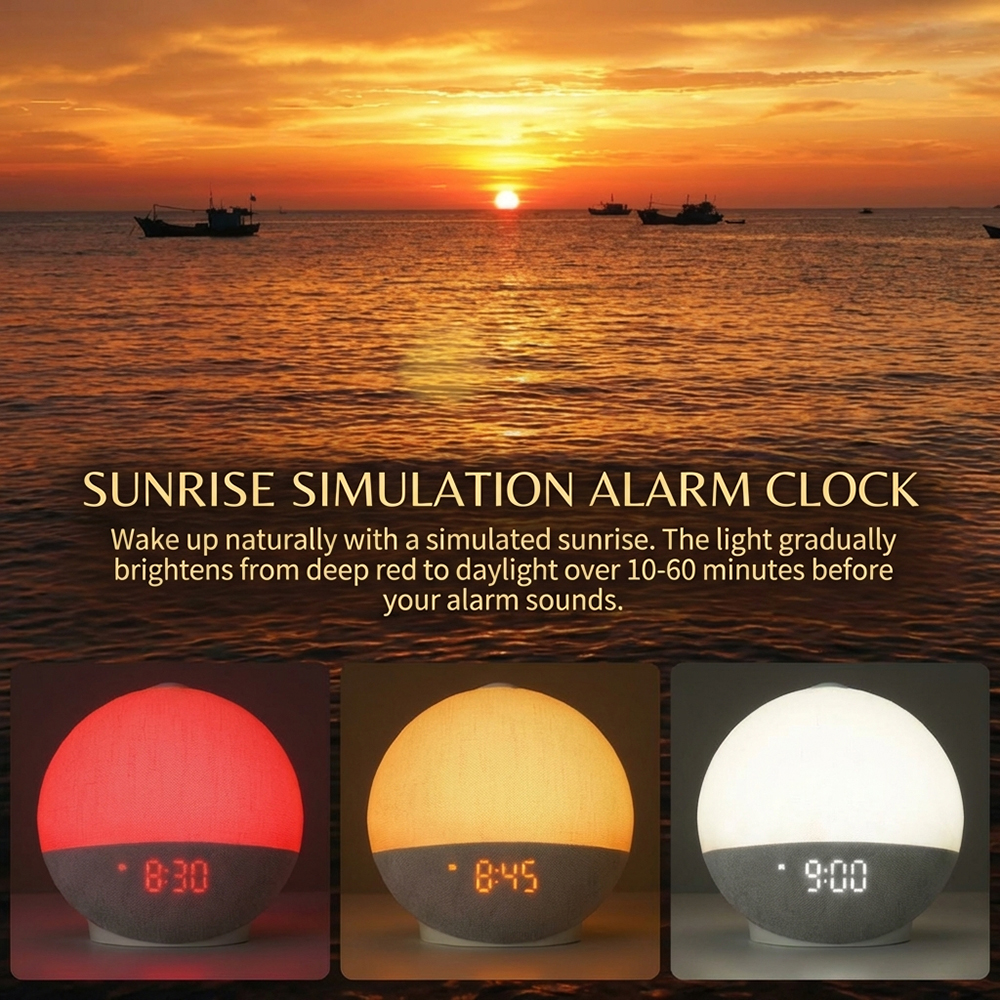 Wake Up Light Sunrise Alarm Cl - White Noise Machine Sleep recensie en prijs