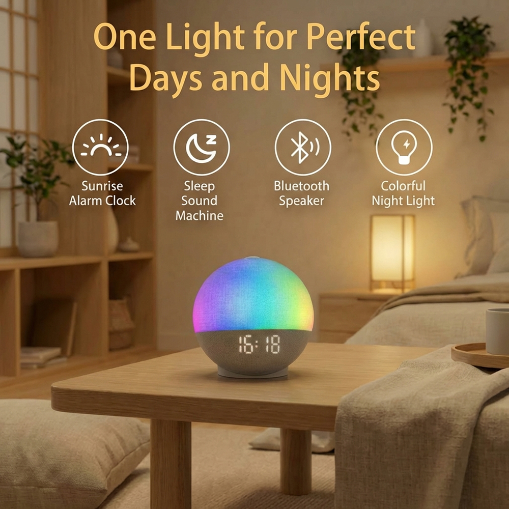 Wake Up Light Sunrise Alarm Cl - White Noise Machine Sleep recensie en prijs